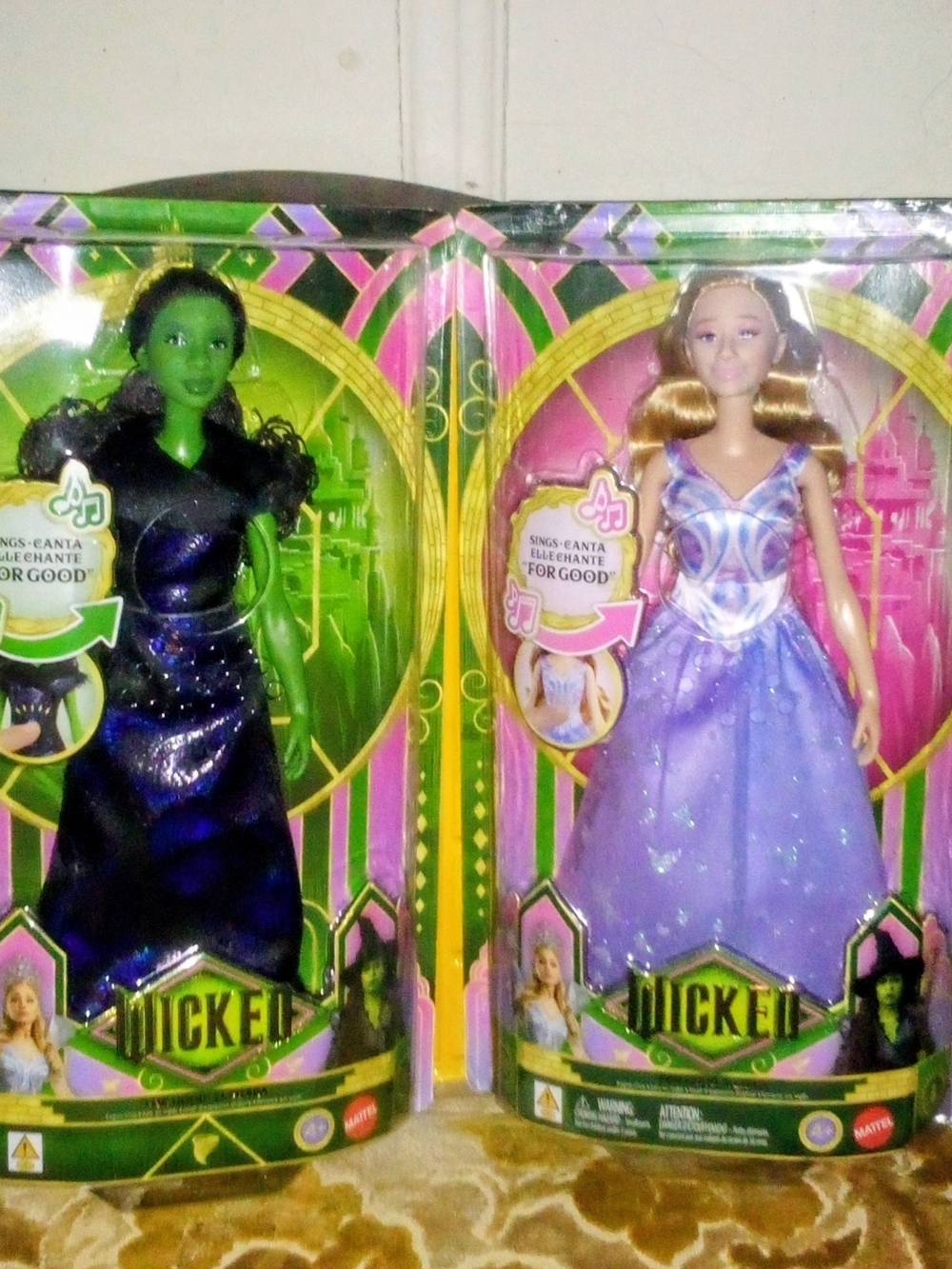 Wicked "For Good" Part 2 Singing Elphaba Glinda Mattel Barbie Doll Wizard of Oz - Picture 3 of 15